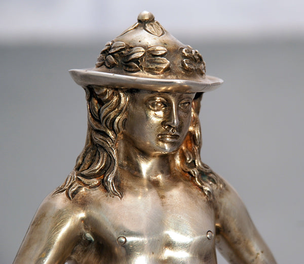 Silver Statue of David after Donatello