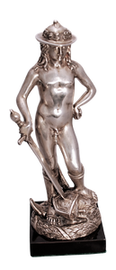 Silver Statue of David after Donatello