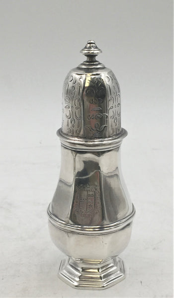18th Century George I Silver Three-Piece Shaker/ Muffineer Set