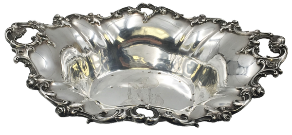 Wallace Sterling Silver Centerpiece Fruit Bowl Possibly in Grande Baroque Pattern (?)
