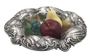 Whiting Sterling Silver Centerpiece / Fruit Bowl in Art Nouveau Style