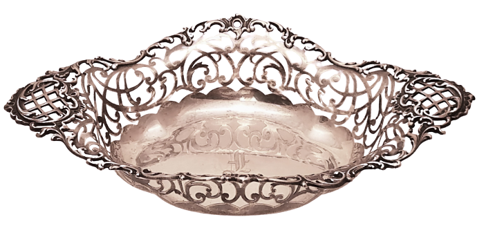 Mermod & Jaccard Pierced Sterling Silver Fruit Bowl