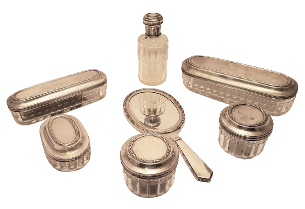 Austrian Silver Vanity Set