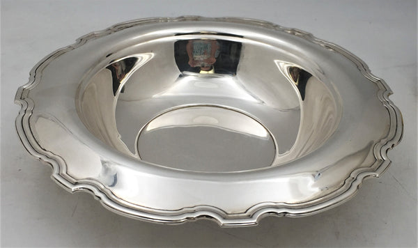 Tiffany & Co. Sterling Silver 1925 "Hampton" Centerpiece Bowl in Art Deco Style