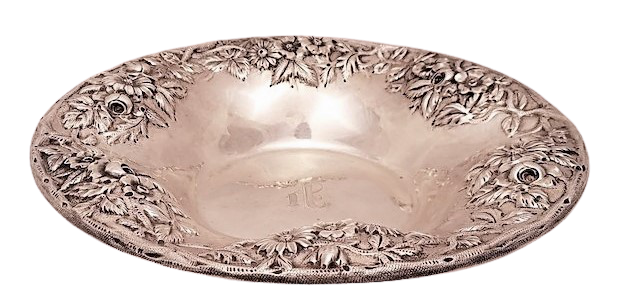 Kirk & Son Sterling Silver Repousse Serving Bowl / Centerpiece