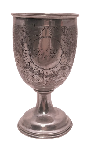 Austrian Sterling Silver Kiddush / Wine Cup / Kos