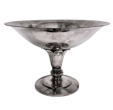 Sterling Danish Centerpiece On Stand by Hermann