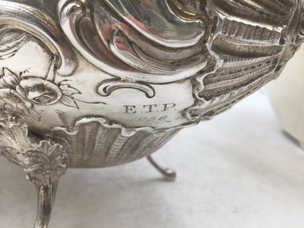 Continental Silver Centerpiece Bowl With Cherubs