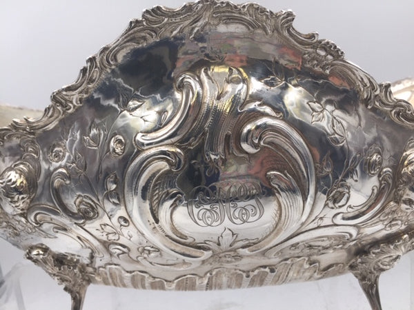 Continental Silver Centerpiece Bowl With Cherubs