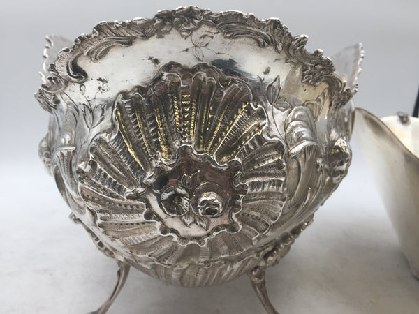 Continental Silver Centerpiece Bowl With Cherubs