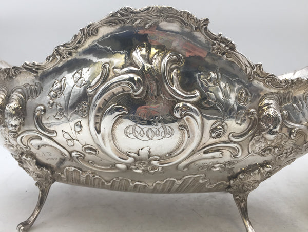 Continental Silver Centerpiece Bowl With Cherubs