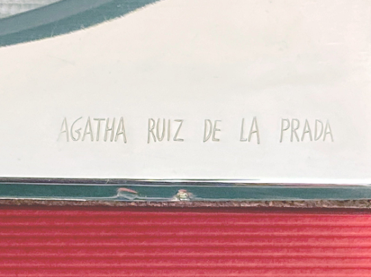 Agatha Ruiz de la Prada Sterling Silver Floral Picture Frame