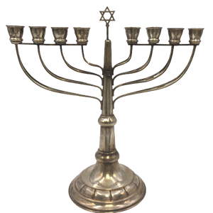 Continental Silver Austrian Hannukah Menorah