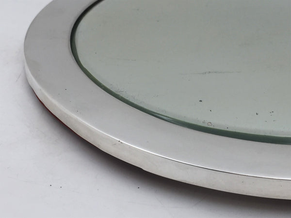 Tiffany & Co. 1909 Sterling Silver Mirrored Platter in Art Deco Style