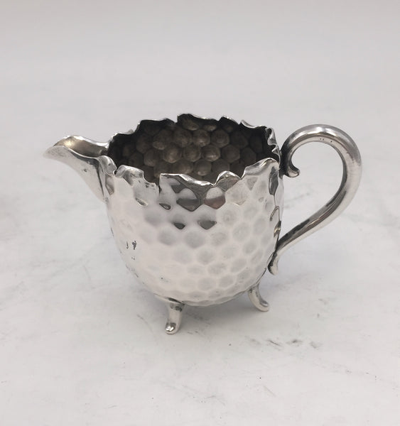 Continental Silver Demitasse Tea / Coffee Set by Hugo Böhm in Modernist Bauhaus Style
