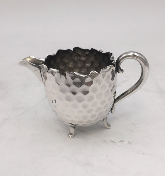 Continental Silver Demitasse Tea / Coffee Set by Hugo Böhm in Modernist Bauhaus Style