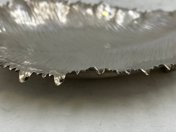 Gorham Sterling Silver Dish from 1882 in Leaf Form