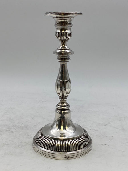 Pair of 19th Century Latin American Sterling Silver Candlesticks