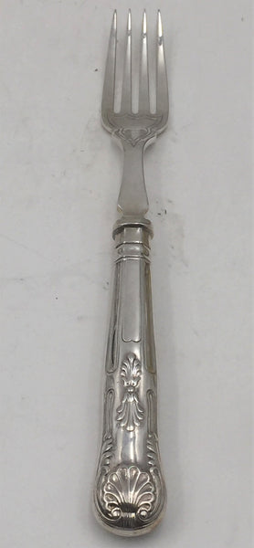 English Sterling Silver 24-Piece Fish Set from 1928 Similar to Tiffany Kings Pattern