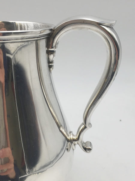 Ensko Sterling Silver Pitcher Jug in Georgian Style