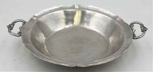 18th Century South American Silver Bowl