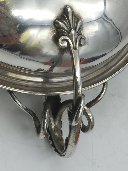 Austrian Continental Silver 19th Century Ornate Centerpiece Bowl