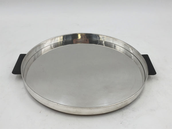 German Sterling Silver Platter Tray in Art Deco Bauhaus Style