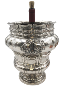 Monumental Continental Silver Wine Cooler / Vase