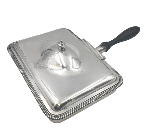 Garrard English Sterling Silver 1806 Georgian Covered Cheese Warmer Dish