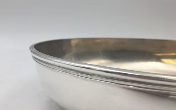 Finnish Mid-Century Modern Silver Centerpiece in Mid-Century Modern style