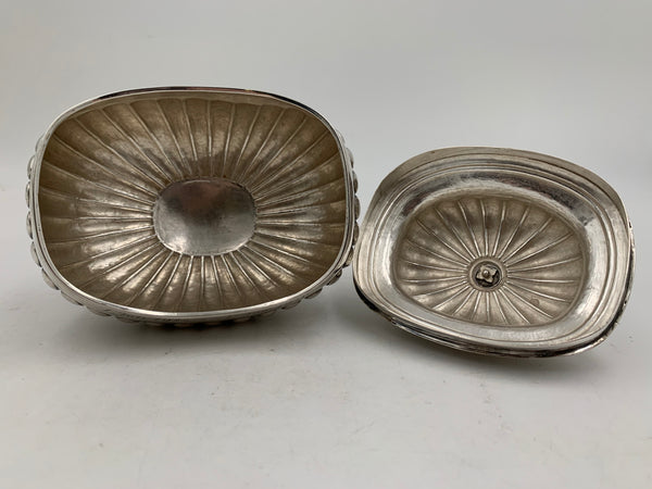 Rare Dutch Silver Honey Dish