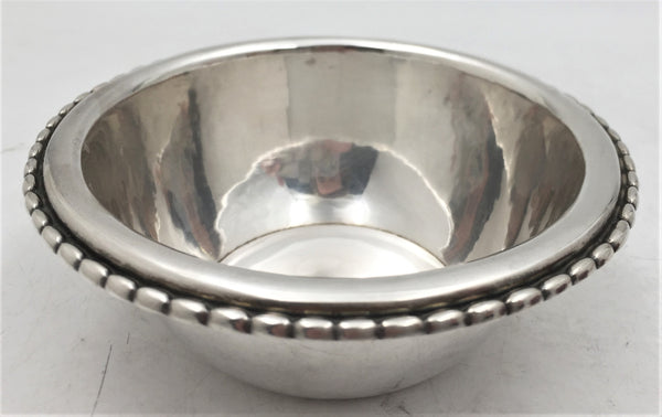 Georg Jensen Sterling Silver Dish/ Bowl in Rope Pattern #290 from 1920s