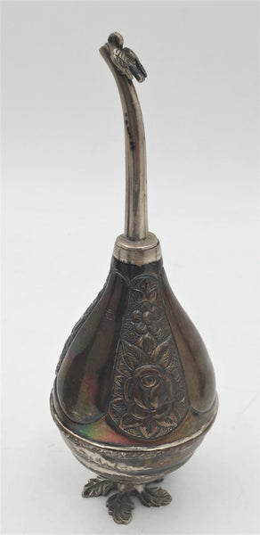 Pair of Turkish Silver Rose Water Sprinklers