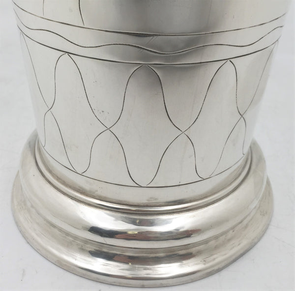 Anderson Swedish Silver 1938 Vase in Mid-Century Modern Style