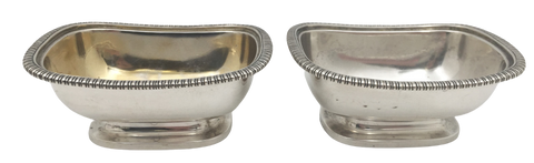 Tiffany & Co. Pair of Sterling Silver 1915 Open Salts