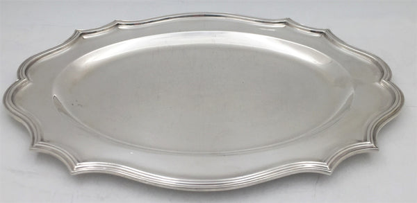 Guille English Sterling Silver 1939 Tray in Mid-Century Modern Style