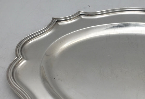 Guille English Sterling Silver 1939 Tray in Mid-Century Modern Style