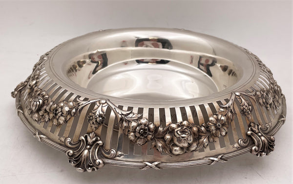 Gorham Sterling Silver 1911 Centerpiece Bowl in Art Nouveau Style