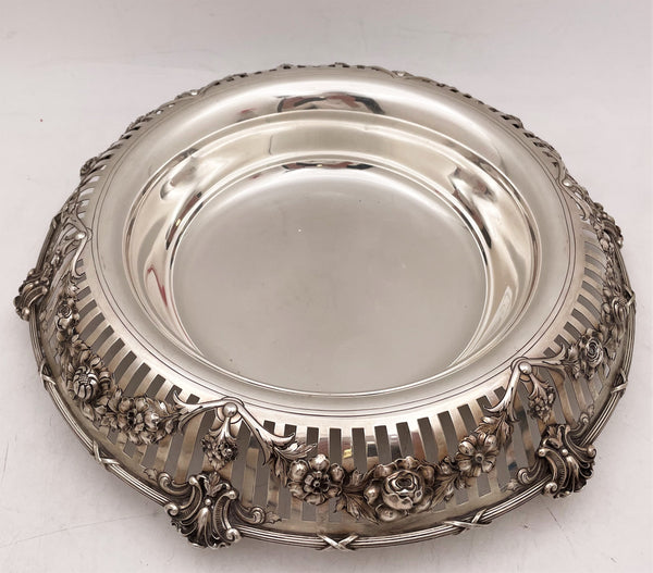Gorham Sterling Silver 1911 Centerpiece Bowl in Art Nouveau Style