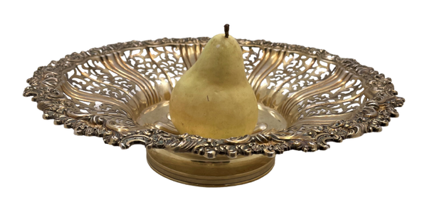 Thomas Blagden & Co 1811 Gilt Sterling Silver Pierced Centerpiece Bowl in Georgian Style