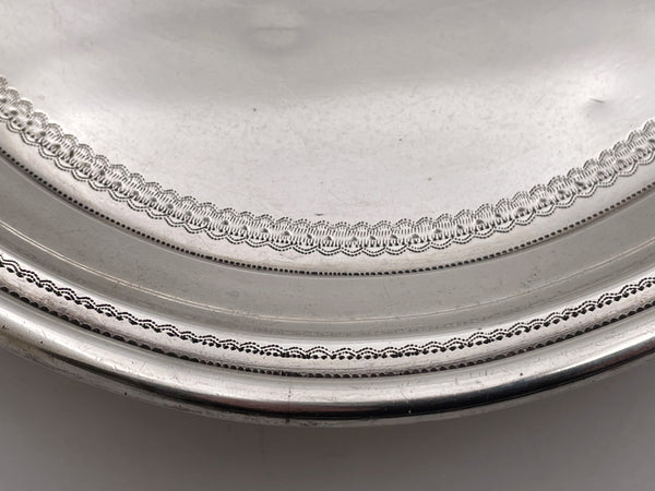 Bailey & Co. Sterling Silver Salver/ Raised Dish from 1850s