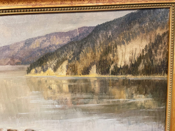 Russian Oil on Canvas Landscape