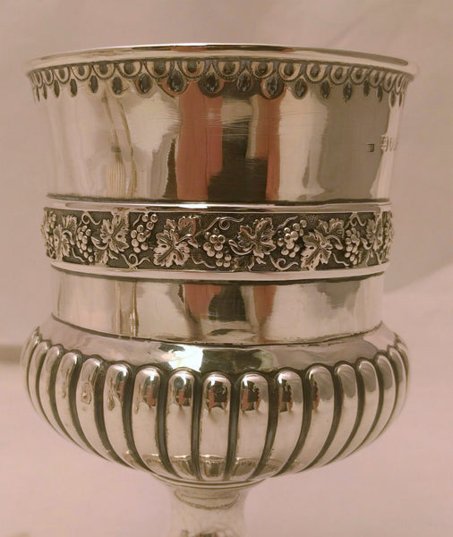 English Georgian Silver Goblet